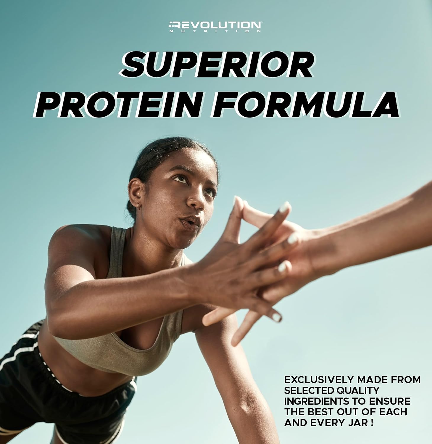 Revolution Nutrition, High Whey, Protein Powder 6LB, Whey Isolate, Gluten Free, Lean Muscle Mass for Men & Women, 25g of Protein Per Scoop, 2.7kg, 73 Servings (Vanilla Cake, 6 Pound)