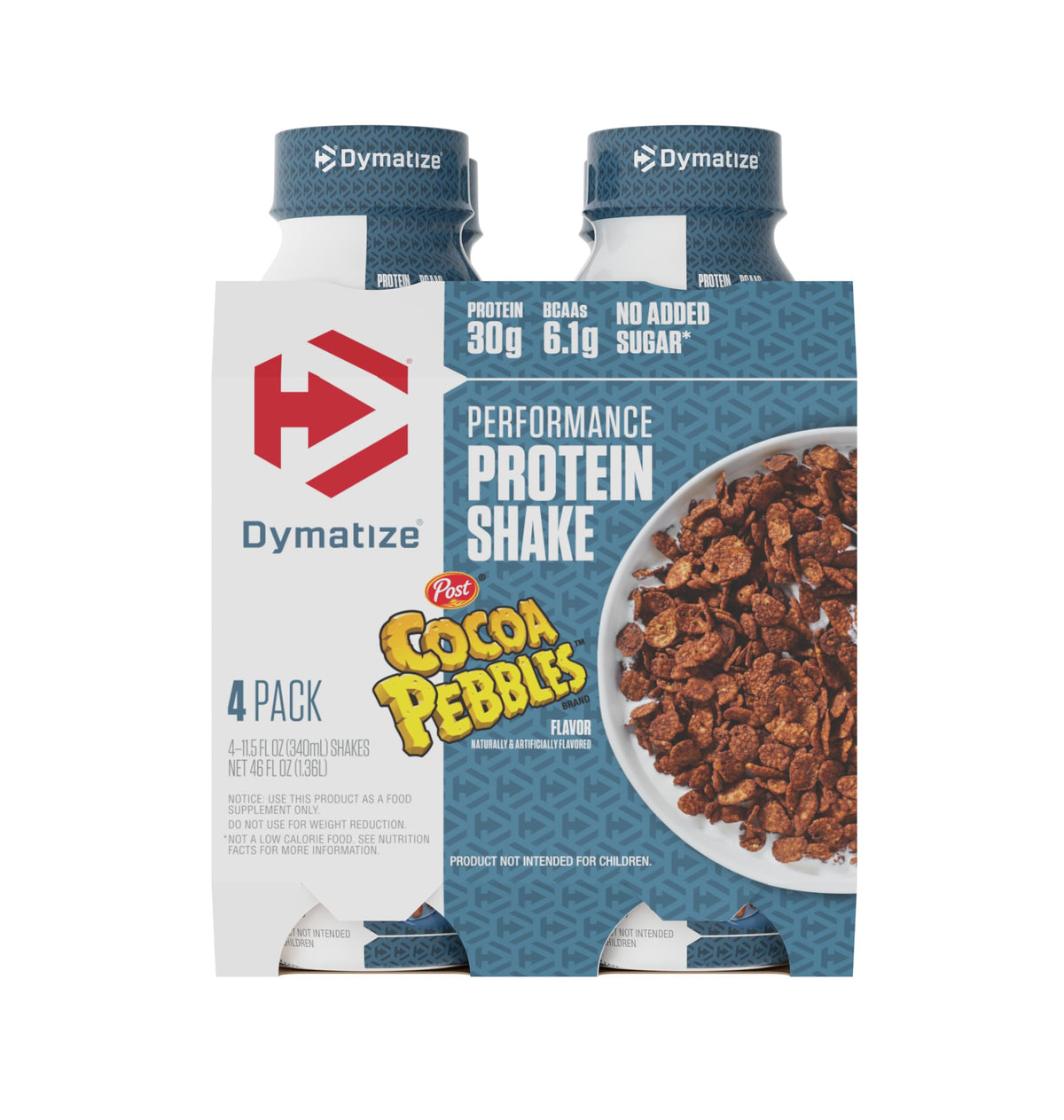 Dymatize 30g High Protein Performance Shake, Fruity Pebbles, 12 Pack