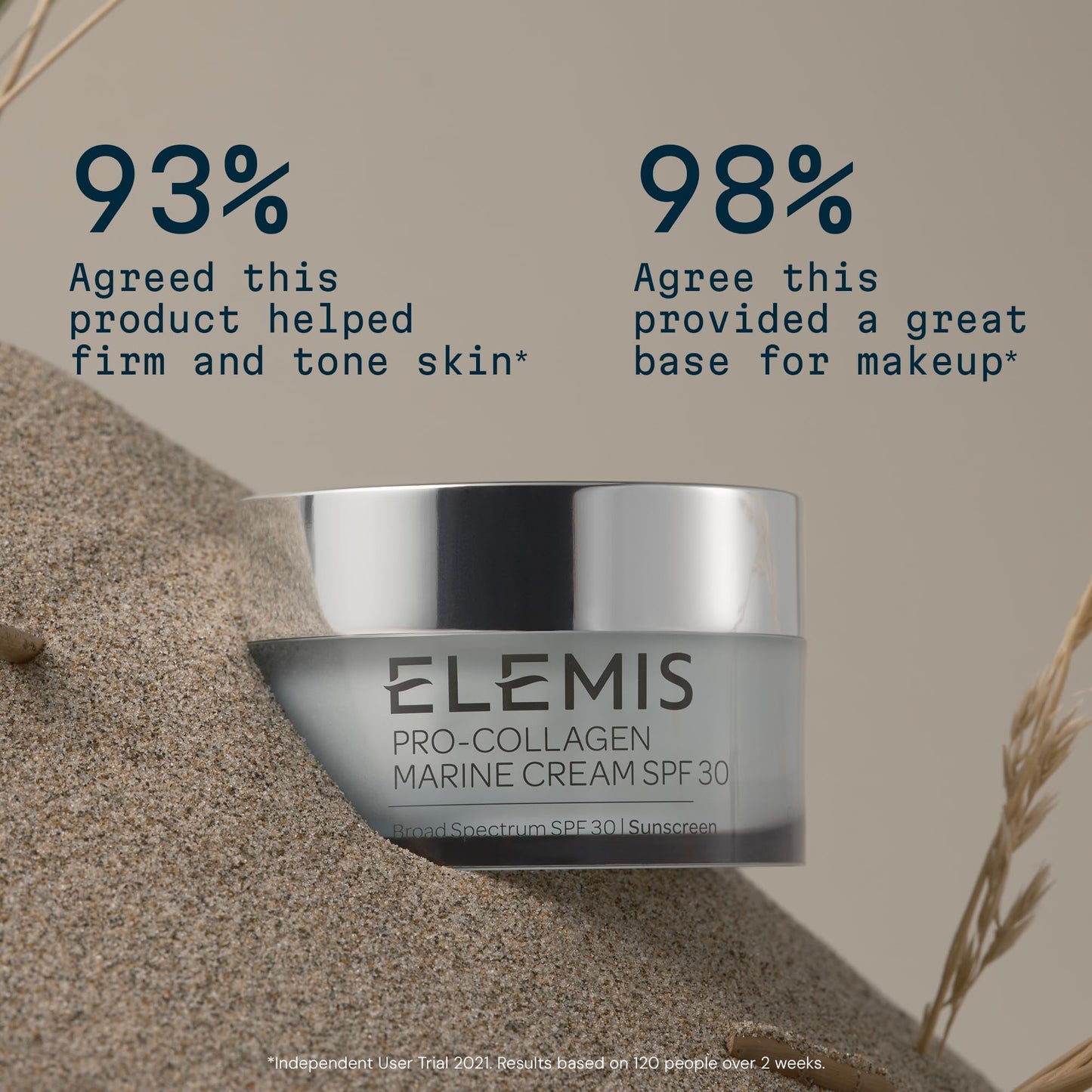 ELEMIS Pro-Collagen Marine Cream SPF 30, Lightweight Anti-Wrinkle Daily Facial Moisturizer, 30 ml